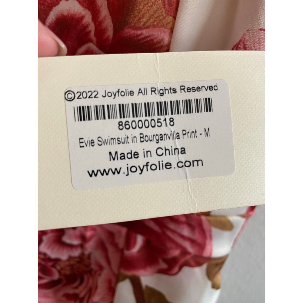 Mia Joy EVIE SWIMSUIT IN BOUGAINVILLEA FLORAL M NWT - Picture 8 of 8